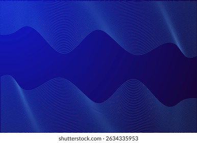 Blue Wavey Abstract Background, Design Element for poster ,wallpaper, ,banner. Vector illustration