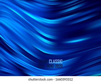 
Blauer abstrakter Hintergrund. 2020 blauer Trendfarbe.