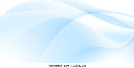 Blue wavy abstract background