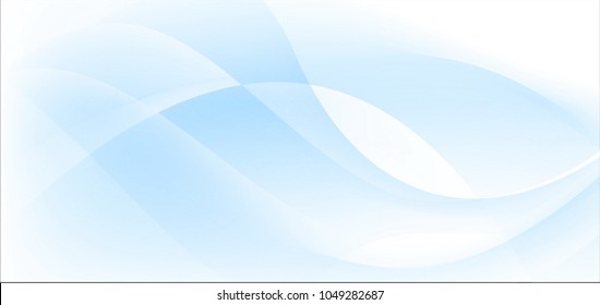 Blue wavy abstract background