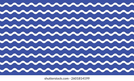 Blue wavy abstract pattern for fabric style