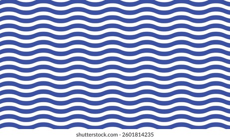Blue wavy abstract pattern for fabric style