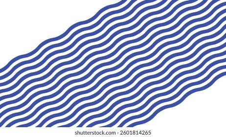 Blue wavy abstract pattern for fabric style