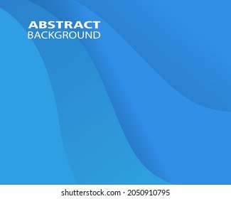 Onda azul Resumen de fondo gráfico vectorial