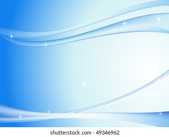 Blue wavy background