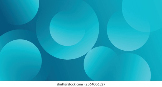 Blue wavy background. Fluid shapes composition. Vector illustration
