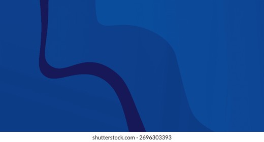 Fondo ondulado azul con colores degradados modernos. Diseño líquido de moda. Onda de sonido de movimiento. Ilustración vectorial para todos los proyectos