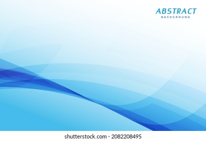 blue wavy background vector illustration