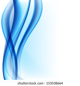 blue wavy background with vertical lines