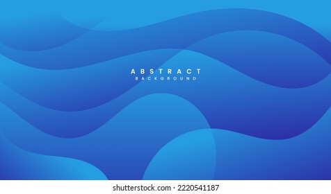 Azul ondulado hermoso vector de fondo