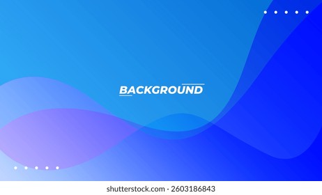 blue wavy gradient background in modern design style
