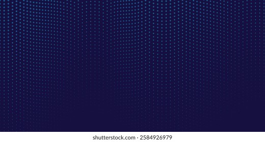 blue wavy halftone background. Dot pop art sport style  modern background blue