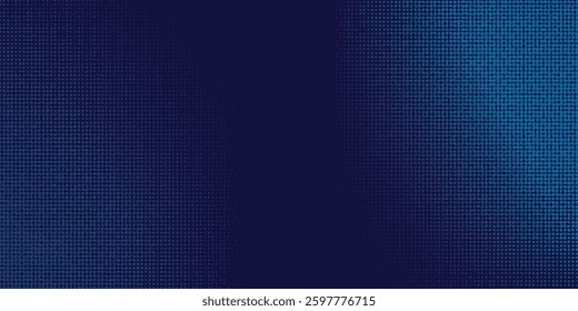 blue wavy halftone background. Dot pop art sport style vector.
