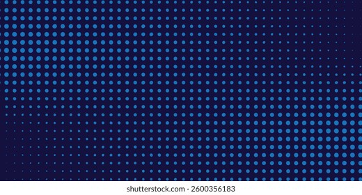 blue wavy halftone background. Dot pop art sport style vector.