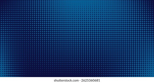 blue wavy halftone background. Dot pop art sport style vector.