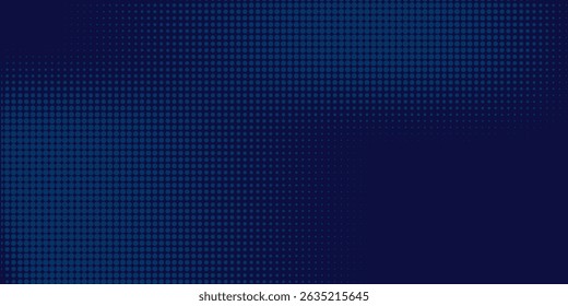 blue wavy halftone background. Dot pop art sport style vector.