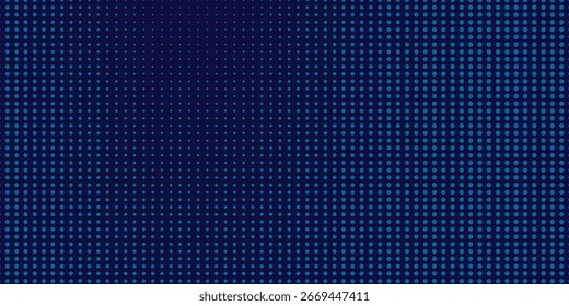 Fondo de semitono ondulado azul. Vector de estilo deportivo de arte pop Dot.