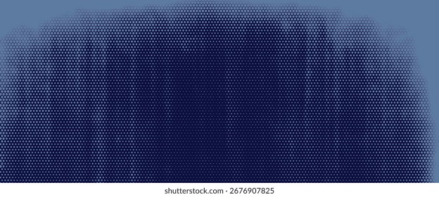 Fondo de semitono ondulado azul. Fondo de deporte de arte pop de punto