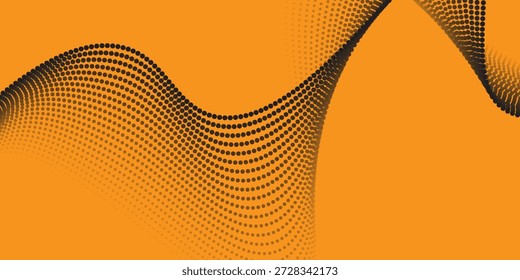 Fondo de semitono ondulado azul. Dot pop art estilo deportivo moderno patrón de textura de fondo abstracto diseño de arte bueno