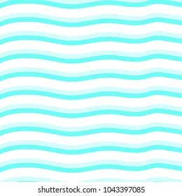 Blue wavy line horizontal pattern vector illustration