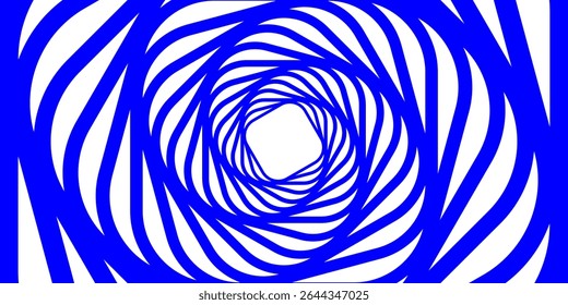 Blue wavy lines abstract background. eps 10