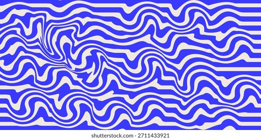 Fondo abstracto de líneas onduladas azules.