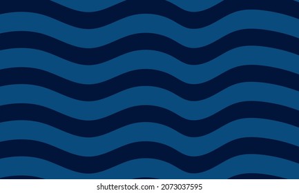 líneas onduladas azules en estilo náutico