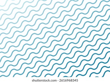 Blue wavy lines pattern background representing the sea