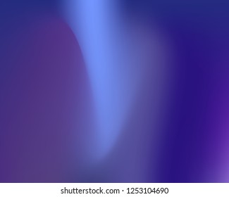 Blue Wavy Neon Light Gradient Background. Vector Illustration. Blue, Navy, Violet, Pink Mesh Waved Mesh Texture. Liquid Blur Neon Colors Original Gradient Backdrop.