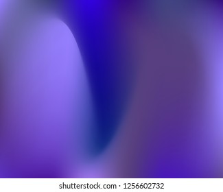 Blue Wavy Neon Light Gradient Background. Vector Illustration. Blue, Navy, Violet, Pink Mesh Waved Mesh Texture. Liquid Blur Neon Colors Original Gradient Backdrop.