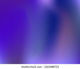 Blue Wavy Neon Light Gradient Background. Vector Illustration. Blue, Navy, Violet, Pink Mesh Waved Mesh Texture. Liquid Blur Neon Colors Original Gradient Backdrop.