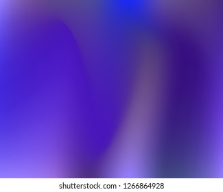 Blue Wavy Neon Light Gradient Background. Vector Illustration. Blue, Navy, Violet, Pink Mesh Waved Mesh Texture. Liquid Blur Neon Colors Original Gradient Backdrop.