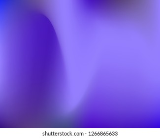 Blue Wavy Neon Light Gradient Background. Vector Illustration. Blue, Navy, Violet, Pink Mesh Waved Mesh Texture. Liquid Blur Neon Colors Original Gradient Backdrop.