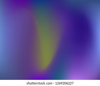 Blue Wavy Neon Light Gradient Background. Vector Illustration. Blue, Navy, Violet, Pink Mesh Waved Mesh Texture. Liquid Blur Neon Colors Original Gradient Backdrop.