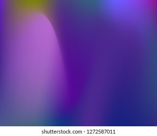 Blue Wavy Neon Light Gradient Background. Vector Illustration. Blue, Navy, Violet, Pink Mesh Waved Mesh Texture. Liquid Blur Neon Colors Original Gradient Backdrop.