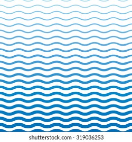 Blue wavy pattern