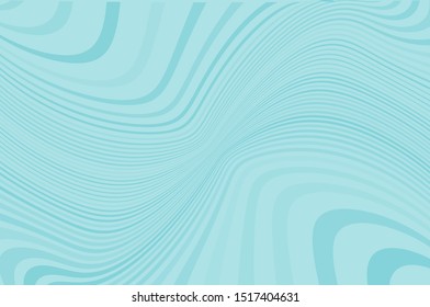 Blue wavy pattern. Abstract dynamic background. Vector illustration