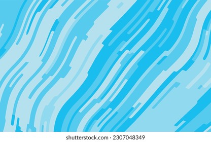 Blue wavy pattern. Vector illustration. Abstract natural background with different shades of blue. 