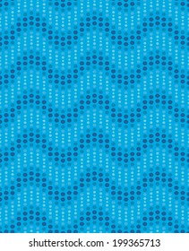 Blue wavy seamless pattern. Abstract vector background 