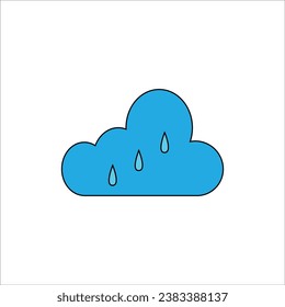 blue weather element type icon