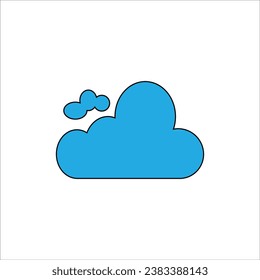 icono de tipo de elemento meteorológico azul