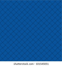 Blue weaved abstract geometric background, plus seamless pattern included in swatch palette ( for high res JPEG or TIFF see image 101550172 )
