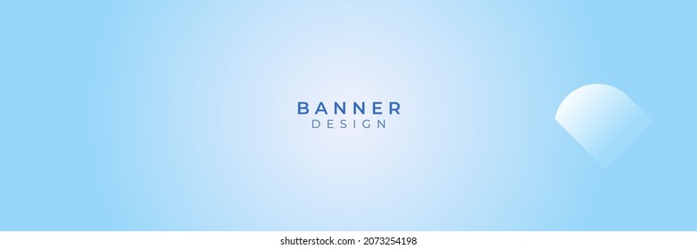 Blue web banner with geometric background. Horizontal promotion banners with blue tech gradient colors and abstract geometric backdrop. Header design. Vibrant coupon template.