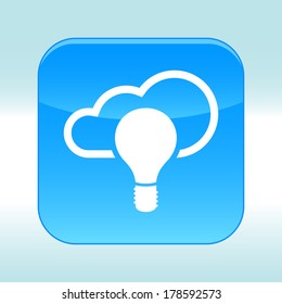 Blue web icon 
