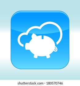 Blue web icon 