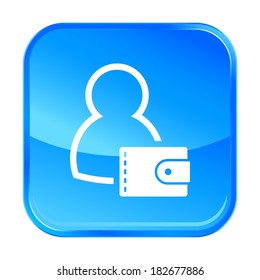 Blue web icon 