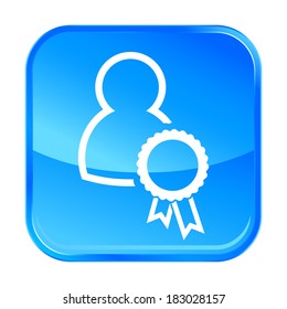 Blue web icon