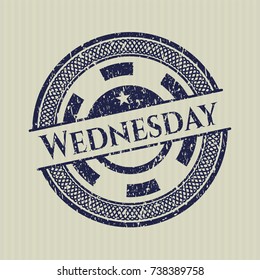 Blue Wednesday distress rubber grunge texture stamp