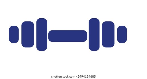 Blue Weight Icon Vector Illustration
