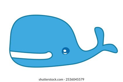 Blue whale, a baby-style mammal